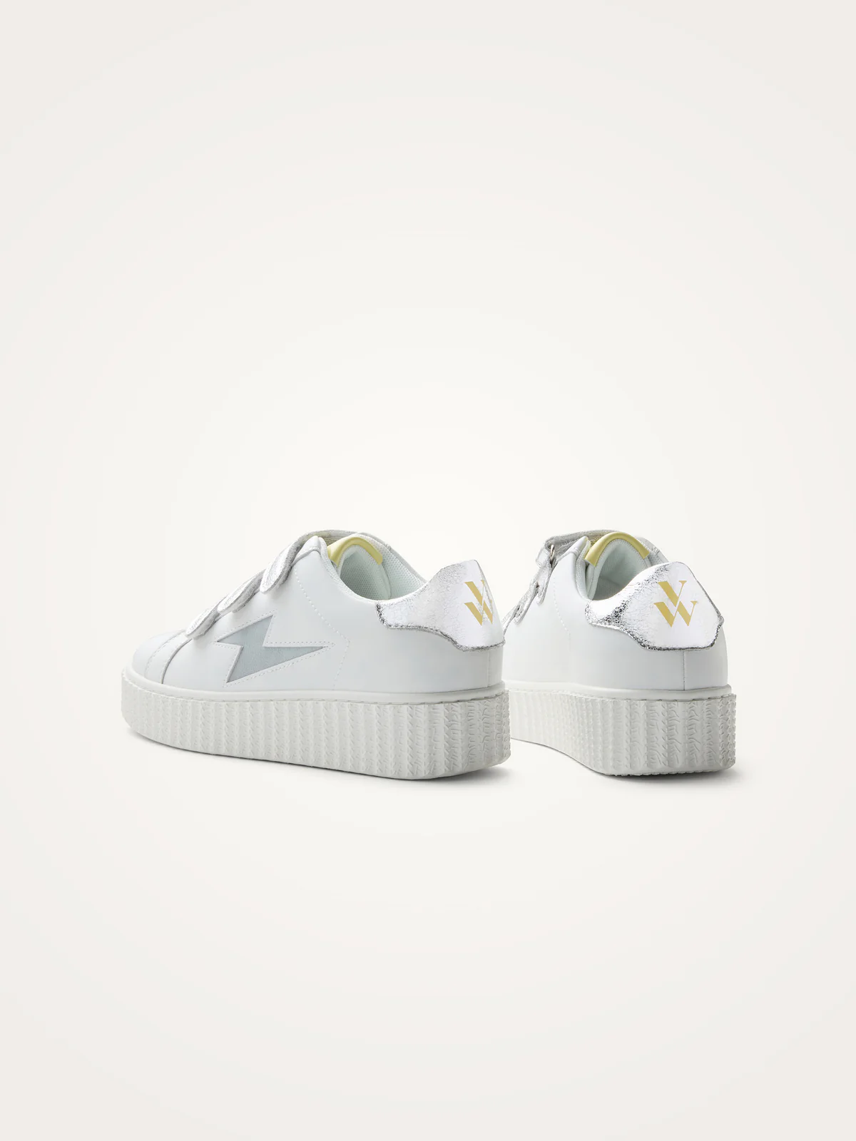 Baskets Vanessa Wu similicuir blanc – Image 3