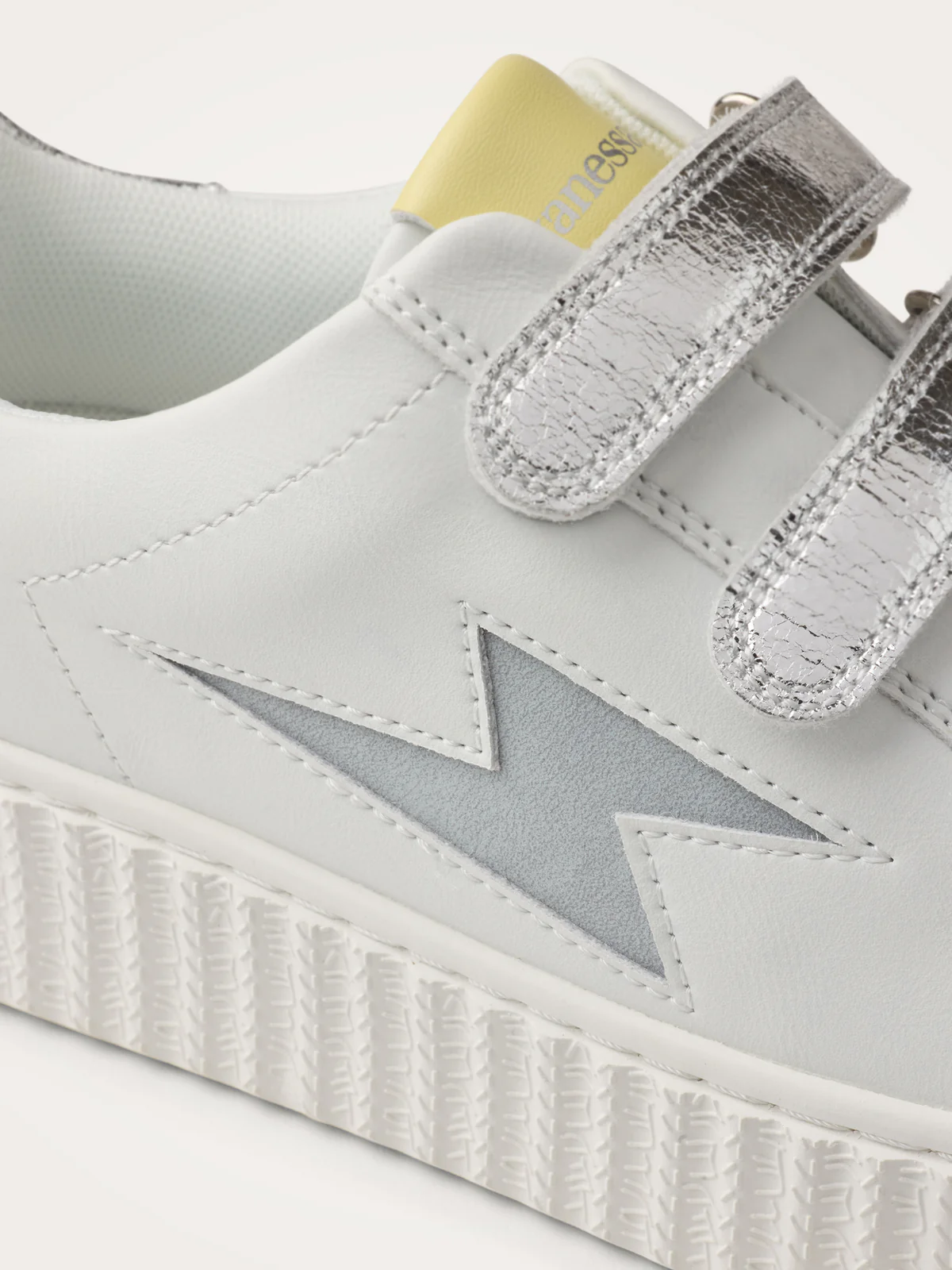 Baskets Vanessa Wu similicuir blanc – Image 2